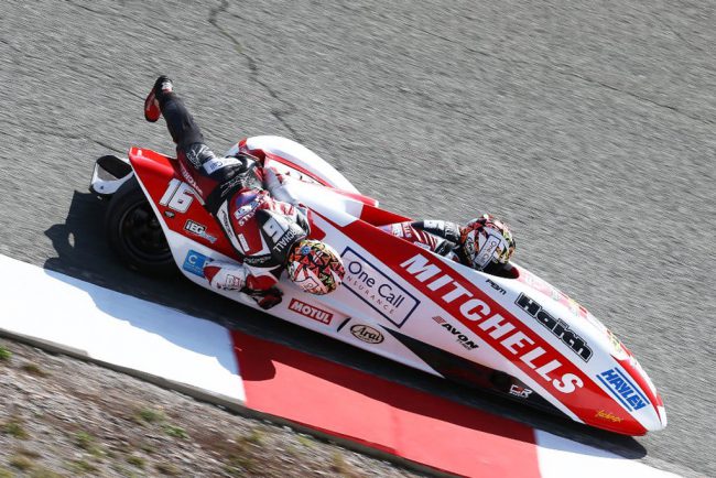 Ben and Tom Grobnik sprint